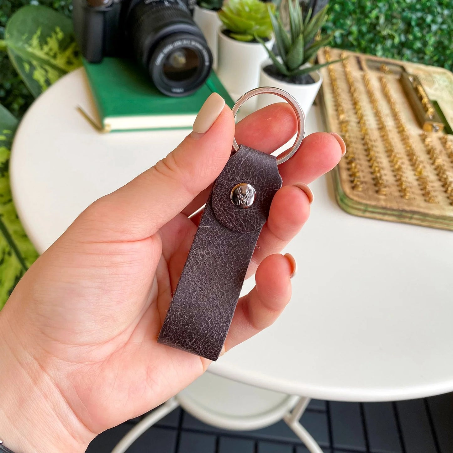 Artena - Genuine Leather Compact Keychain