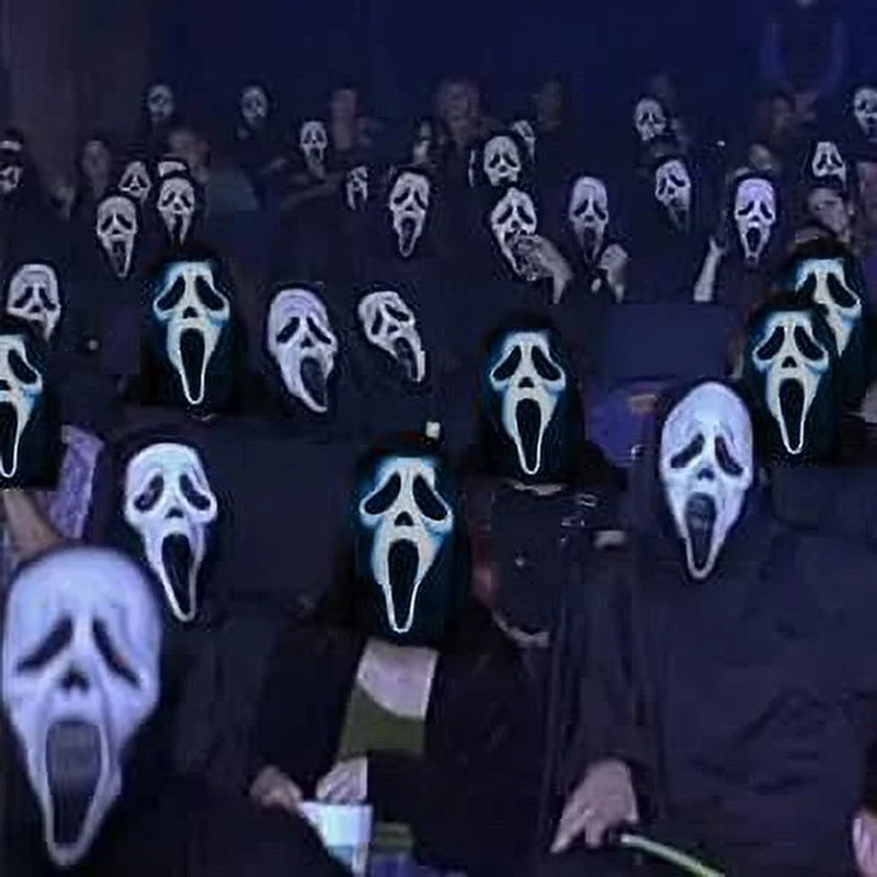 1Pc Scary Ghost Head Mask - Full Face Halloween Costume Gear