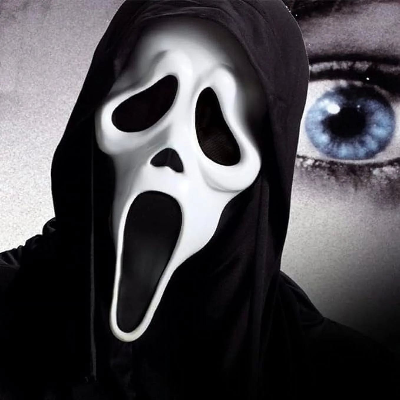 1Pc Scary Ghost Head Mask - Full Face Halloween Costume Gear