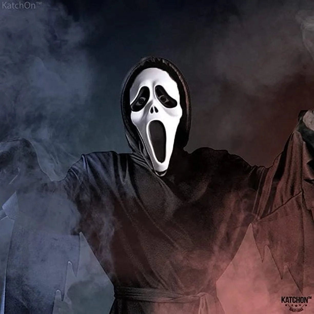 1Pc Scary Ghost Head Mask - Full Face Halloween Costume Gear