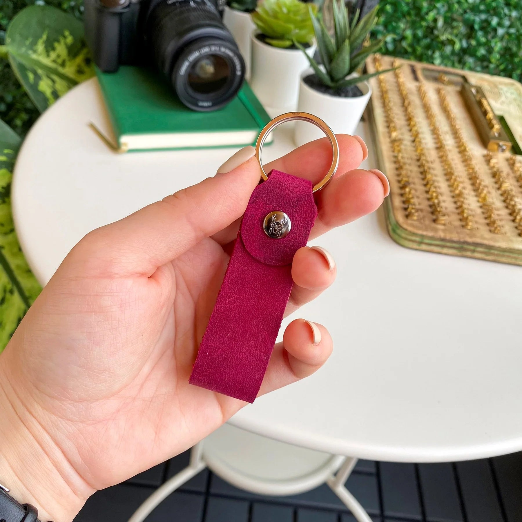 Artena - Genuine Leather Compact Keychain