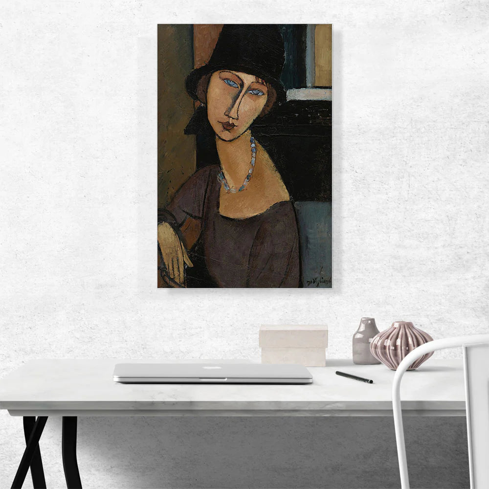 Jeanne Hebuterne with Hat 1917
