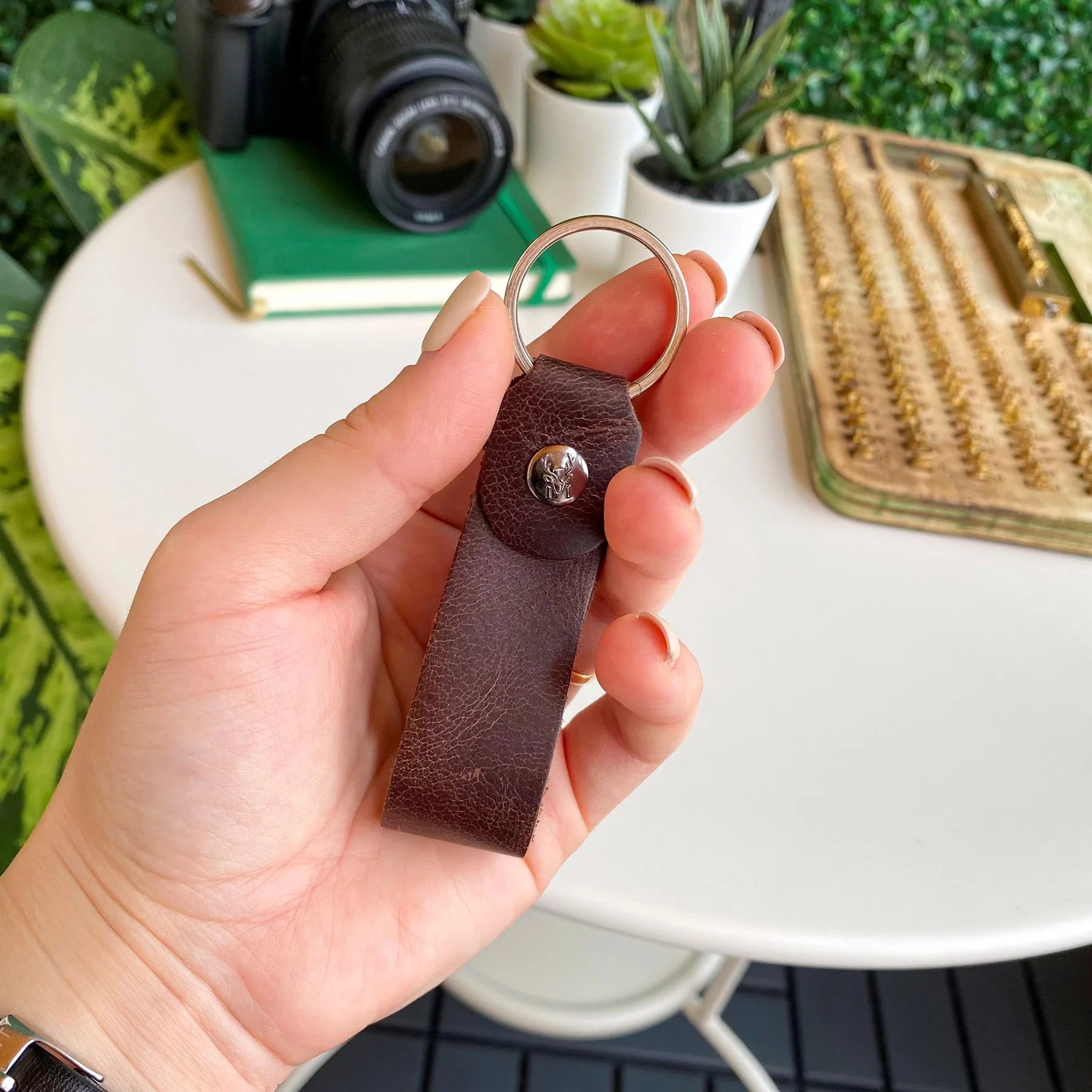 Artena - Genuine Leather Compact Keychain
