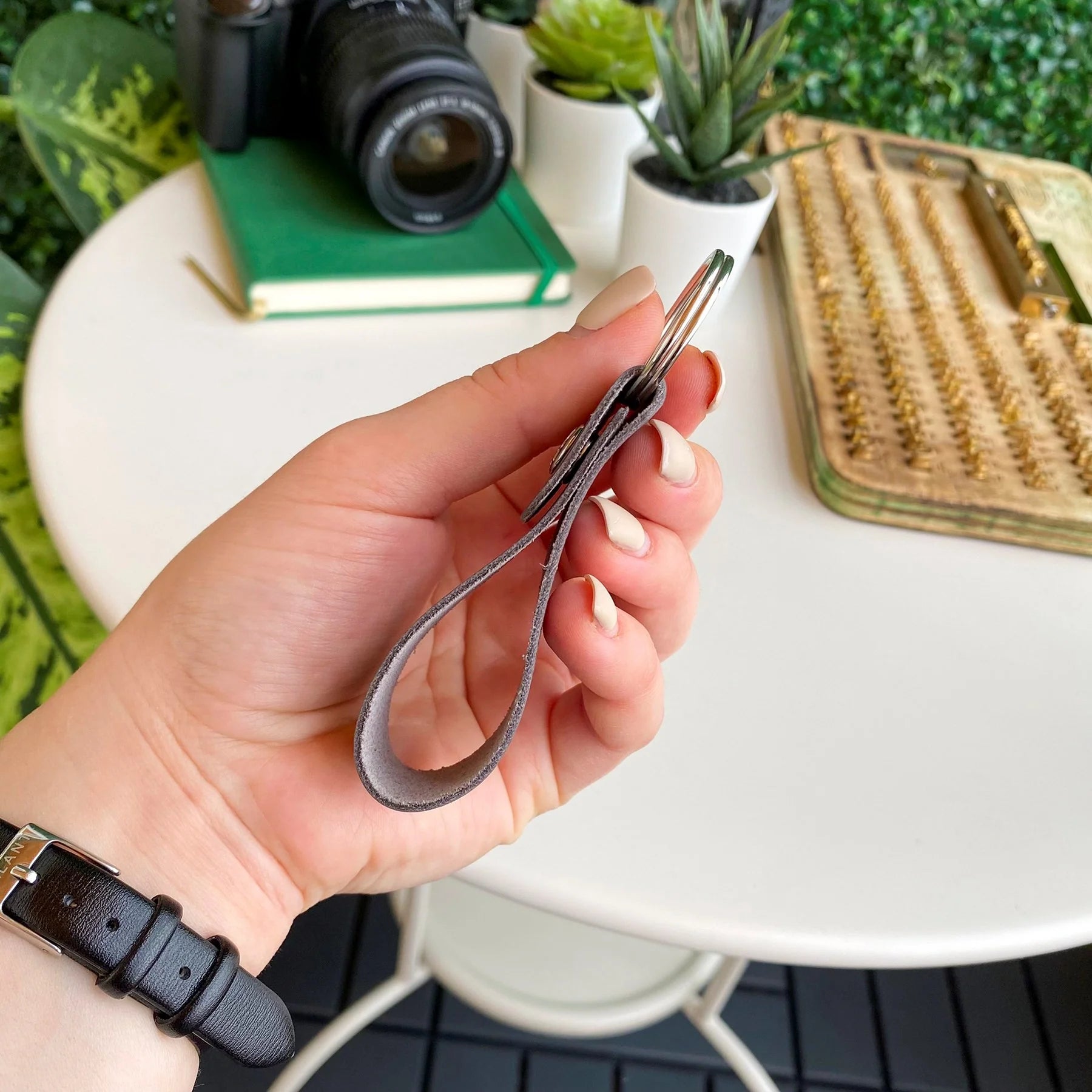Artena - Genuine Leather Compact Keychain