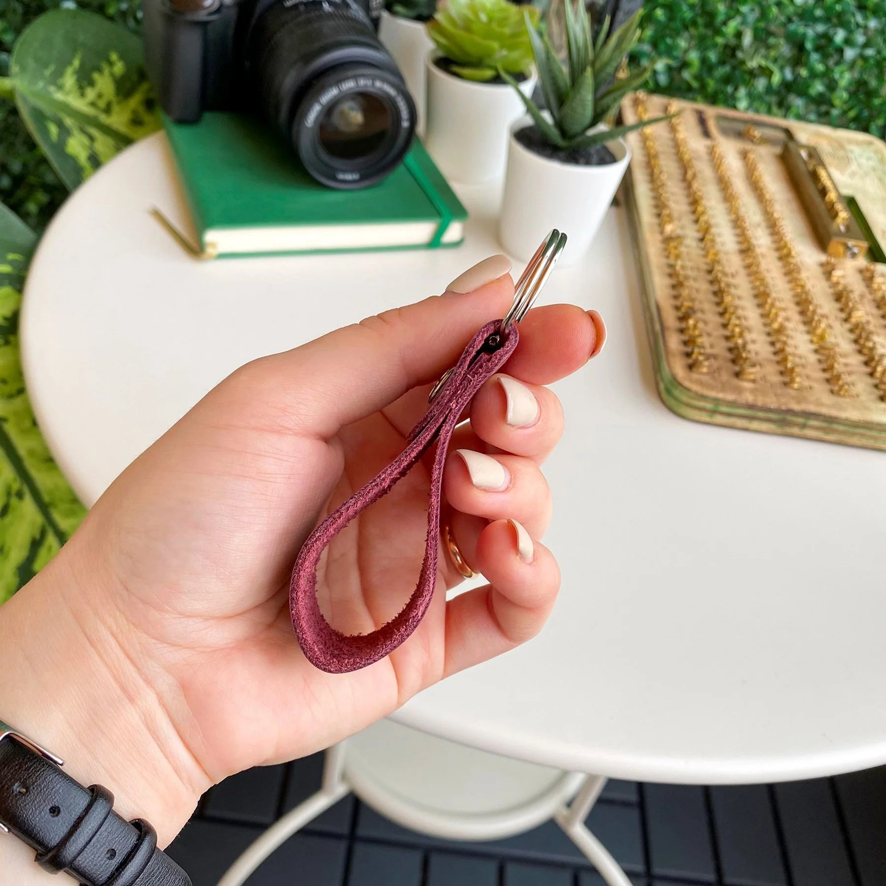 Artena - Genuine Leather Compact Keychain