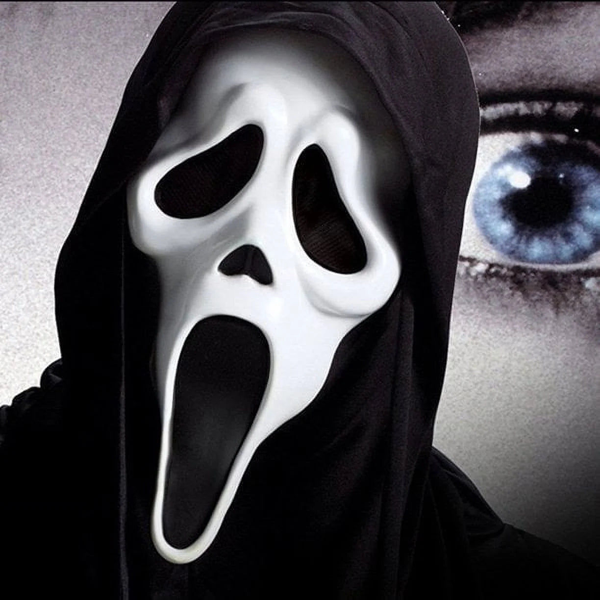 1Pc Scary Ghost Head Mask - Full Face Halloween Costume Gear