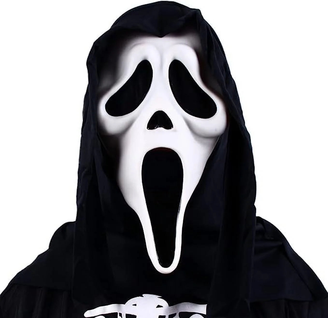 1Pc Scary Ghost Head Mask - Full Face Halloween Costume Gear