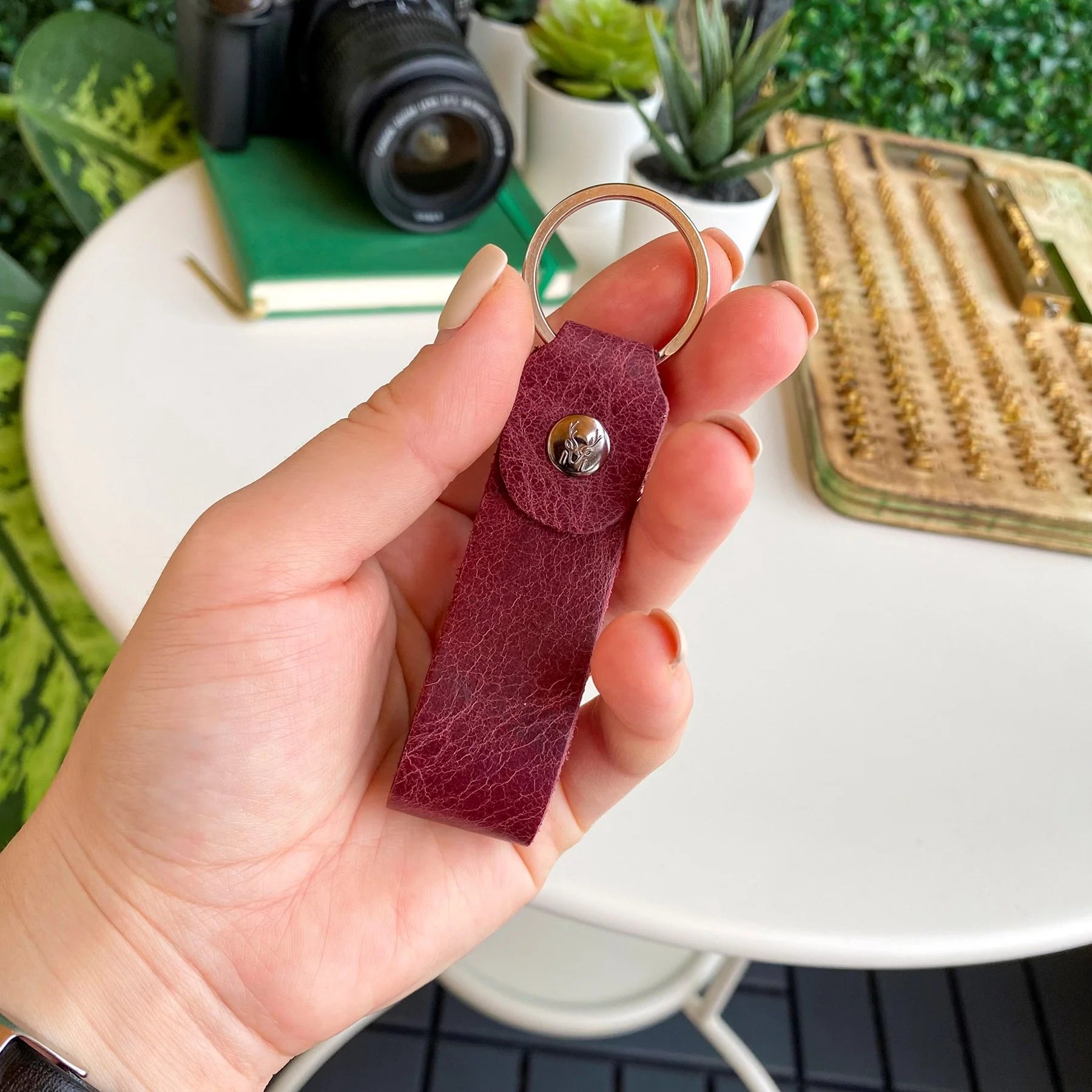 Artena - Genuine Leather Compact Keychain