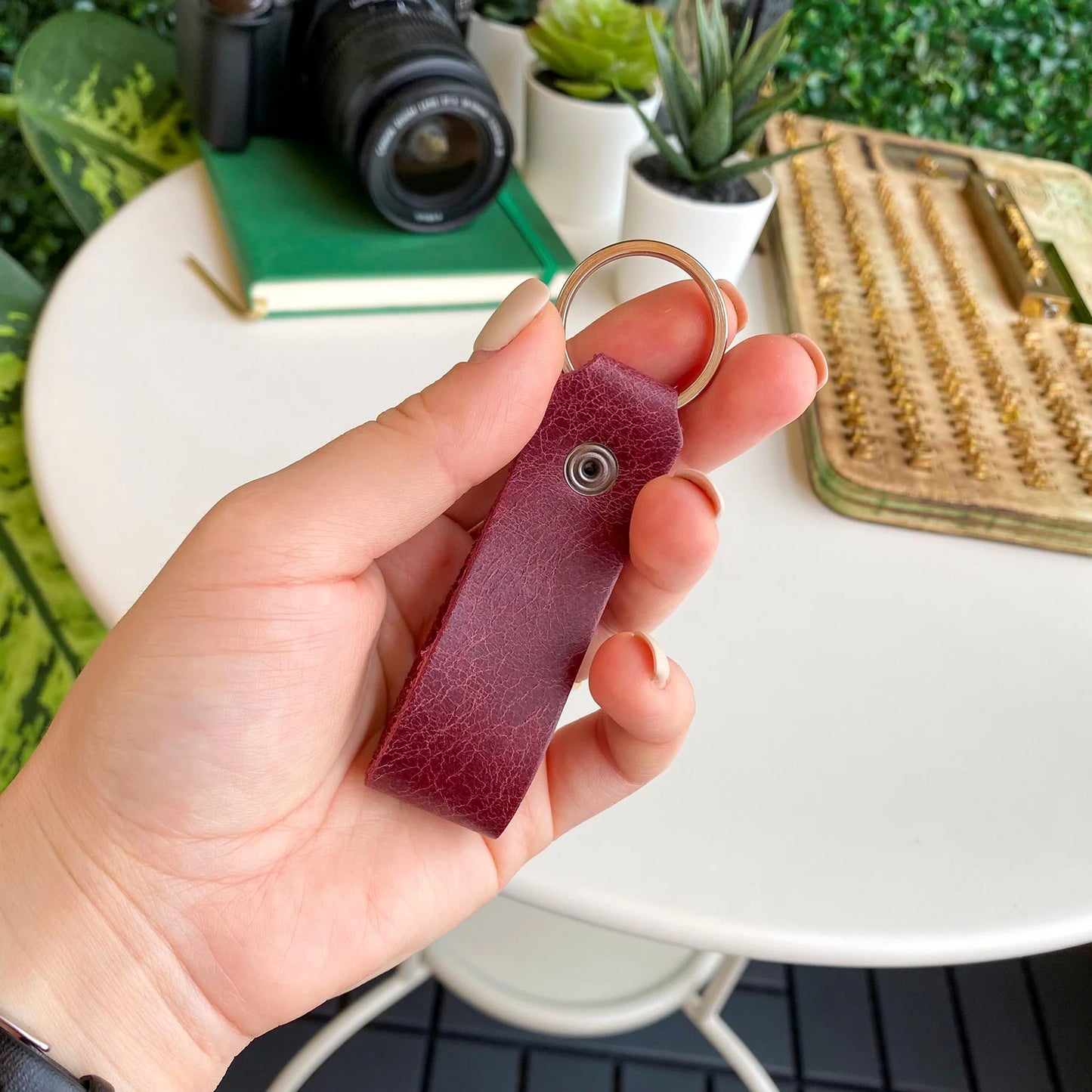 Artena - Genuine Leather Compact Keychain