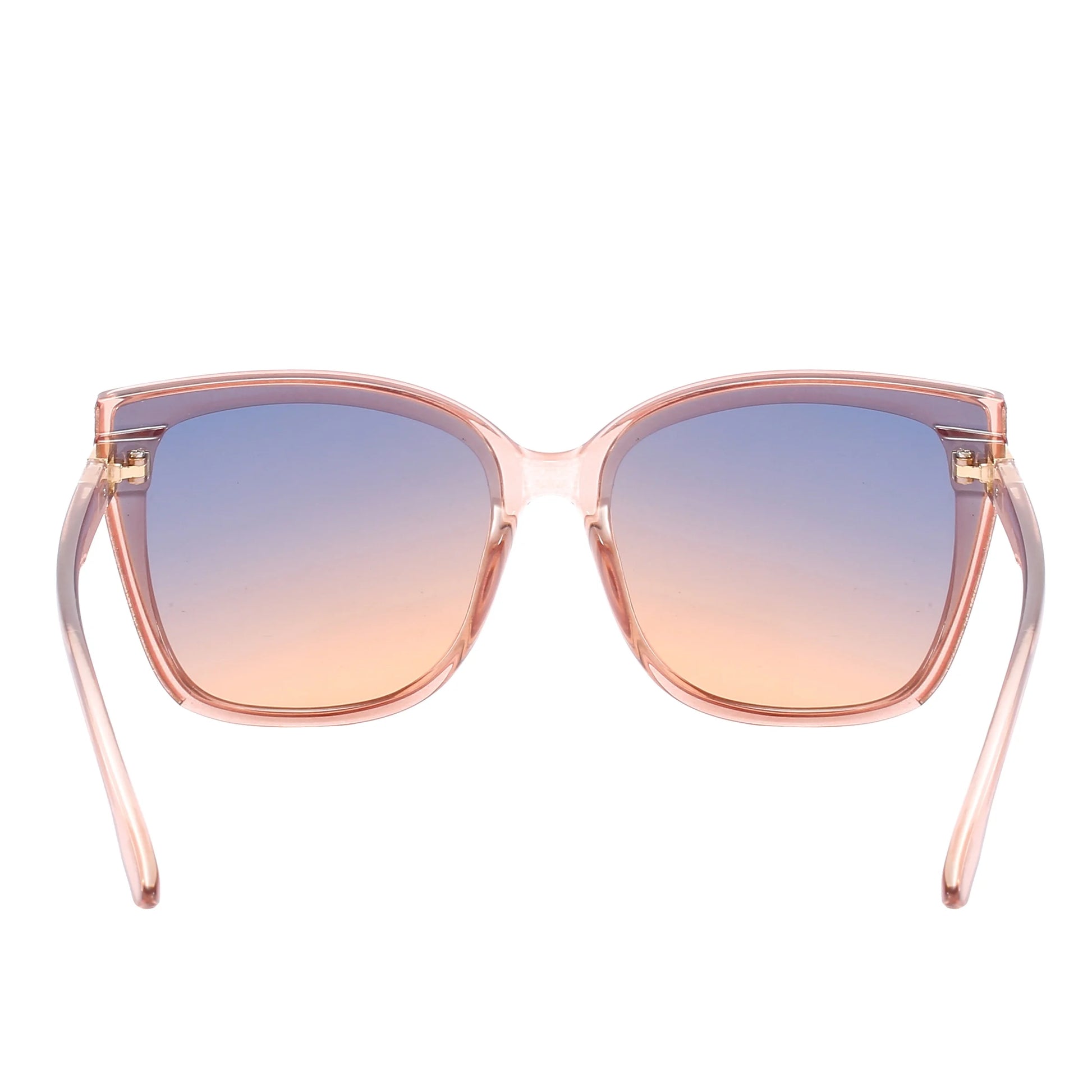 Bloom Eco-Pact Sunglasses for Women with Blue to Peach Ombre Lens