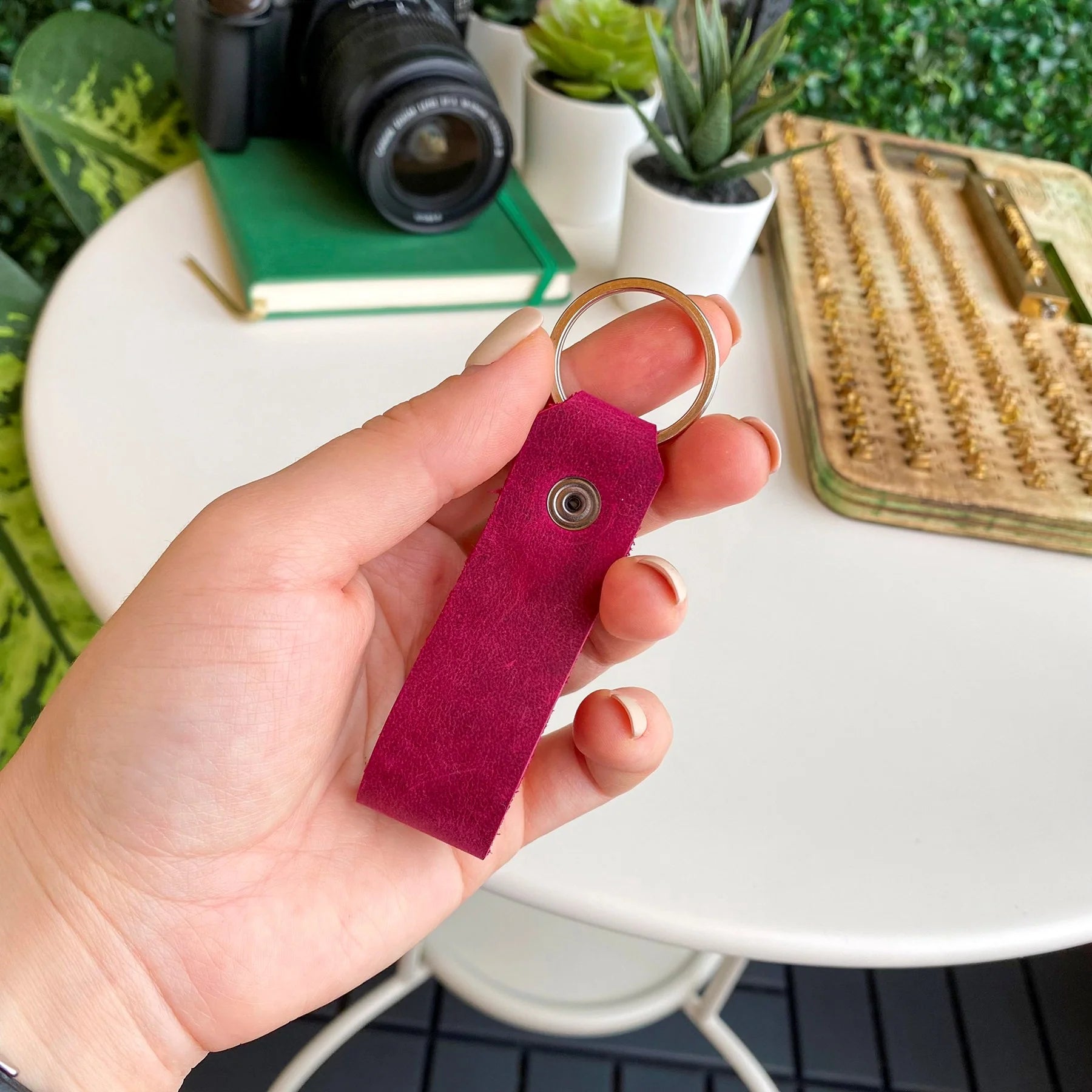 Artena - Genuine Leather Compact Keychain