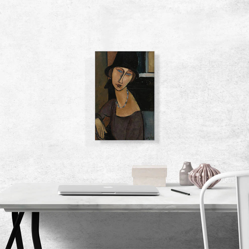Jeanne Hebuterne with Hat 1917