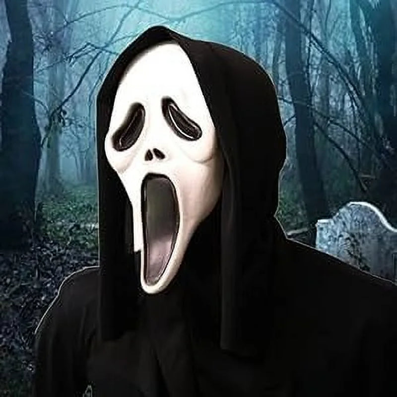 1Pc Scary Ghost Head Mask - Full Face Halloween Costume Gear